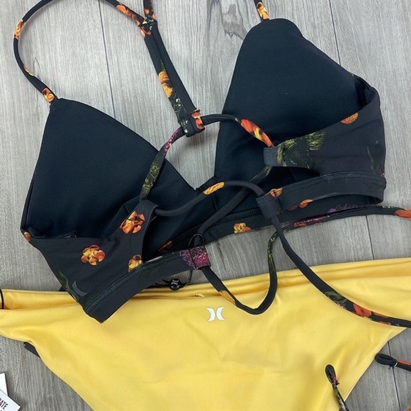 ☀️HURLEY☀️ WINTER FLORMAL SURF BOTTOMS BIKINI SET - Picture 12 of 16
